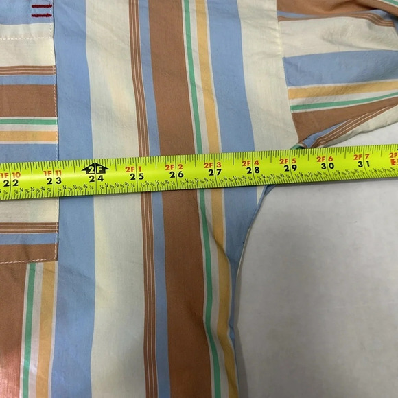 BDG Urban Outfitters Women’s Striped Oversized Button Down Pockets Size Medium - Picture 6 of 9